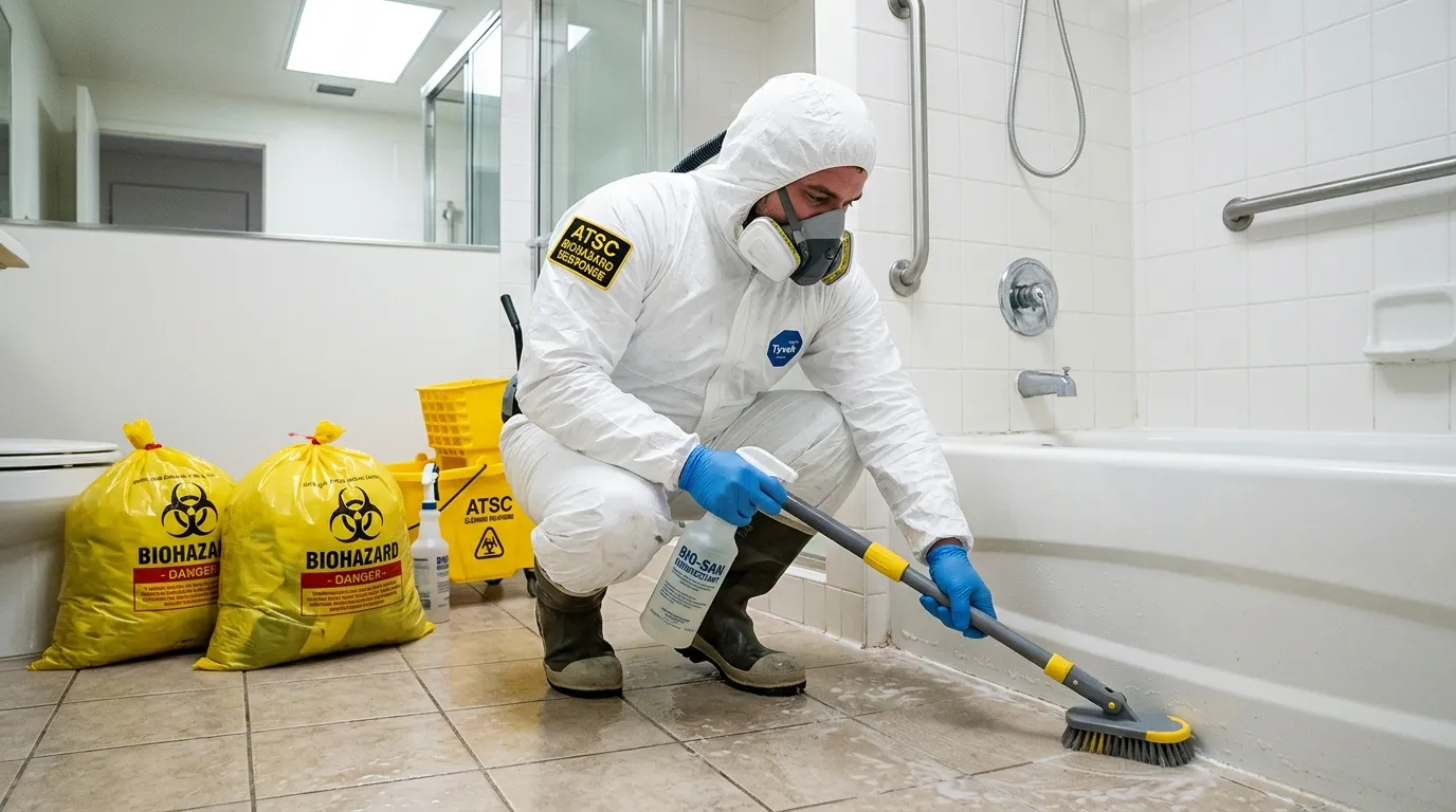 Decontamination equipment deployed for Blood Cleanup in Spring Valley Lake